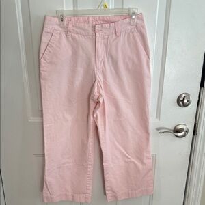 Vintage Y2K GAP Pink wide leg cropped capri Trousers #spring 2004 #Easter